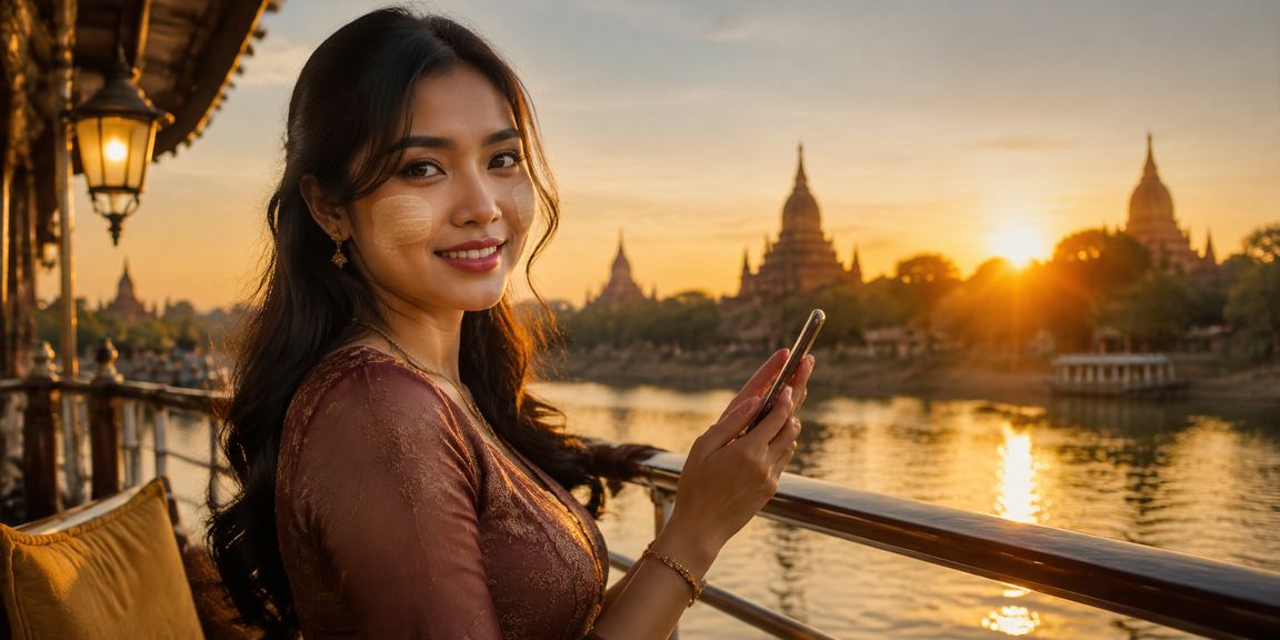 ဘဂန်ရှေးဟောင်းနေရာများတွင် ဖုန်းဖြင့် ဘောလုံး လောင်းကစားသူများ
